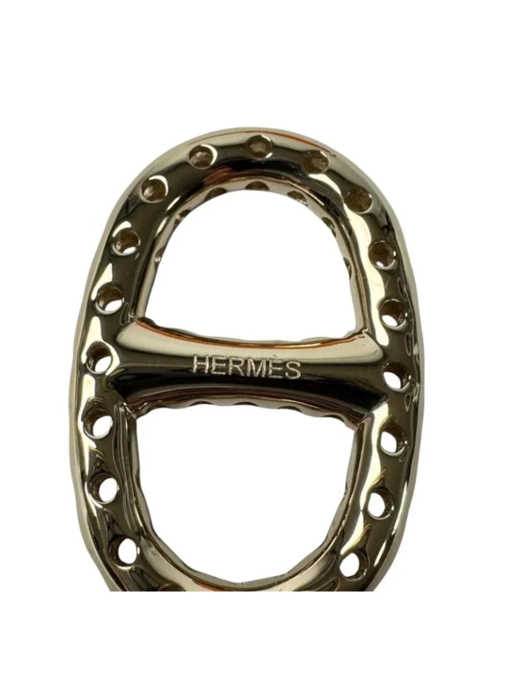 Hermes Scarf Ring Twilly Mini Chaine D'ancre Perforet - Picture 5 of 7